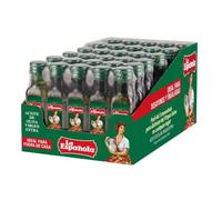 Aceite de Oliva Virgen Extra Bandeja 40 Monodosis. Miniaturas PET de 20ml para Hostelería, Restauración, Uso Diario y Regalar en Bodas o Eventos. LA ESPAÑOLA