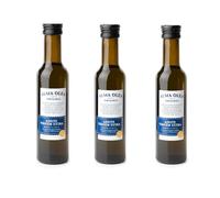 Aceite de oliva virgen extra - Botella de 250 ml - Paquete de 3 - Obtenido por procesos mecánicos - Adecuado para aderezos, aderezos y freír - Sin gluten - Producto gourmet de origen portugués
