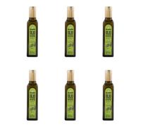 Aceite de Oliva Virgen Extra Ecológico Luisa Pantaleo, 6 botellas de 0,250 l, irrellenable, 100% Made in Italy, Prensado en frío, sabor dulce, ligeramente picante
