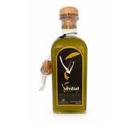 Aceite de oliva virgen extra ecológico Verdial Lácara 0.5L AOVE, variedad Verdial de Badajoz - Aceite español premium 100%, extracción en frío, sabor delicado y natural.