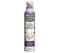 Aceite de Oliva Virgen Extra Sabor Ajo 250 ml - Pulverizador Aceite Cocina Antigoteo en Spray con el que Puedes Ahorrar hasta el 90% del Producto