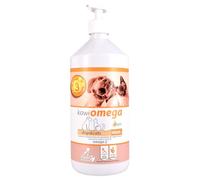 Aceite de Omega 3 para Perros y Gatos Kowi Omega 1 Litro. Aceite de anchoa Puro, con EPA y DHA para el Mantenimiento de la Piel, Pelaje, articulaciones y Bienestar Cardiovascular y cognitivo.
