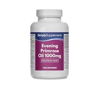 Aceite de Onagra 1000 mg | 120 cápsulas de liberación rápida | Apoyo al equilibrio hormonal, fórmula para una piel sana con vitamina B6 | Aprobado por GMP | Fabricado en el Reino Unido