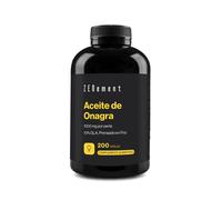 Aceite de Onagra 1000 mg por perla | Síntomas de la Menstruación, Mantenimiento Piel y Huesos, 200 Perlas | 10% GLA, Prensado en frío, con Vitamina E | Suplemento de Perlas Omega 6 de Ácido Linoleico