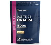 Aceite de Onagra Perlas 1500 mg | Bienestar Femenino de Alta Resistencia | Menstruación Equilibrio Hormonal y Menopausia | Evening Primrose Oil con Omega 6 y GLA | 120 Capsulas | by Horbaach