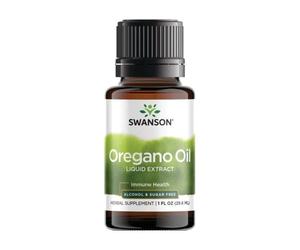 Aceite de orégano - extracto líquido Swanson (29,6 ml)