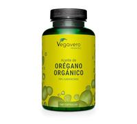 Aceite de Orégano Vegavero | El ÚNICO ORGÁNICO Y VEGANO | Antioxidante + Cándida + Antiinflamatorio Natural | Oregano Oil | 70% Carvacrol + 2,5% Timol | Sin Aditivos
