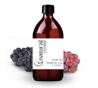 Aceite de Pepita de Uva Natural,100% Puro | Aromaterapia | Maderoterapia | Propiedades Hidratantes, Antioxidantes y Antiinflamatorias | Previene el Envejecimiento Prematuro (1 Litro, Pepita de Uva)