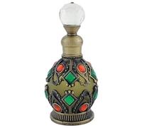 Aceite de perfume árabe, fragancia de larga duración de 15 ml, perfume de Dubái con botella de plástico lujosa vintage para mujer Dubái para mujer