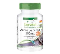 Aceite de Perilla 500mg - VEGANO - Dosis elevada - 90 Licaps® - rico en ácido alfa-linolénico - Calidad Alemana