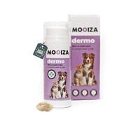 Aceite de Pescado Natural para Perros y Gatos con Omega 3 + Vitaminas y Minerales - Piel Sensible y Pelaje Brillante - Suplemento Nutricional Dermatológico para Pelo - Formato Líquido 50 ml | MOOIZA