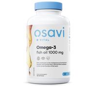 Aceite de pescado Omega-3, 1000 mg (sin sabor) - 180 cápsulas blandas