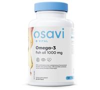 Aceite de pescado omega-3, 1000 mg (sin sabor) - 60 cápsulas blandas