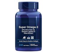 Aceite de pescado Super Omega-3 EPA/DHA, para bienestar general, sin gluten, sin OMG, 240 cápsulas blandas