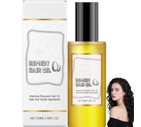 Aceite de reparación intensivo de proteínas de huevo, suero reparador de proteínas de huevo para cabello dañado, encrespado, seco, hidrata profundamente, refrescante y no graso, para todo tipo de