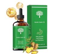 Aceite de ricino natural, solución multifuncional de 100 ml, cuidado suave del estómago y engrosamiento de pestañas, absorción rápida, para mujeres y hombres, portátil para uso doméstico o dormitorio