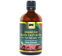 Aceite de ricino negro jamaicano natural [Menta de rbol de t ] 4 oz