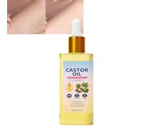 Aceite de ricino prensado en frío, suero para pestañas, suero calmante facial y ocular para mujeres, aceite hidratante para el cuidado de la piel para la cara y el cuerpo, esencia de aceite de ricino