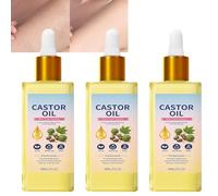 Aceite de ricino prensado en frío, suero para pestañas, suero calmante facial y ocular para mujeres, aceite hidratante para el cuidado de la piel para la cara y el cuerpo, esencia de aceite de ricino
