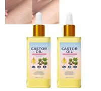 Aceite de ricino prensado en frío, suero para pestañas, suero calmante facial y ocular para mujeres, aceite hidratante para el cuidado de la piel para la cara y el cuerpo, esencia de aceite de ricino