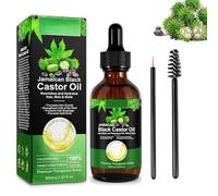 Aceite de Ricino,Puro y Natural, Aceite Hidratante para el Crecimiento del Cabello, Reparación de Puntas, Hidratación del Cuero Cabelludo, para Barba y Piel, 60ml