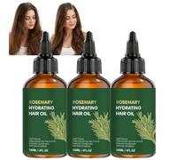 Aceite de romero para crecimiento cabello,cuero cabelludo seco & anti-frizz (3Pcs)