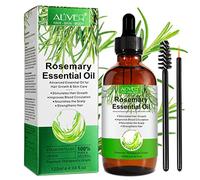 Aceite de Romero para Crecimiento del Cabello 120ml, Aceite Esencial de Romero 100% Puro para Pestañas, Cejas, Rostro, Cuidado de Piel, Masaje Corporal, Promover Crecimiento, Reduce Pérdida de Cabello