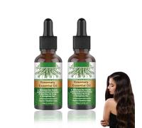 Aceite de romero para el cabello, aceite de romero orgánico nutre el cuero cabelludo acelerar el crecimiento del cabello, repara el cabello/cejas y pestañas seco y dañado, adecuado para mujeres y