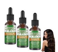 Aceite de romero para el cabello, aceite de romero orgánico nutre el cuero cabelludo acelerar el crecimiento del cabello, repara el cabello/cejas y pestañas seco y dañado, adecuado para mujeres y