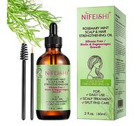 Aceite De Romero Para El Cabello, Rosemary Oil Hair Growth, Perfecto Para Las Cejas y Las Pestañas, Cuidado De La Piel, Aceite Esencial Romero Puro y Natural,60ml