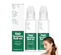 Aceite de romero para el crecimiento del cabello Roll On, suero nutritivo para el cuero cabelludo para una plenitud del cabello más grueso, aplicador diario para el cuidado del cabello para. (2PCS)
