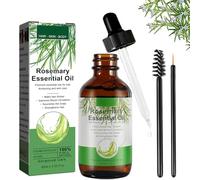 Aceite de Romero para el Crecimiento del Cabello,Rosemary Oil,Rosemary Oil for Hair Growth para Pestañas,Cejas,Rostro,Cuidado de la Piel,Nutre el Cuero Cabelludo,Masaje Corporal,60ml,Mujeres y Hombre