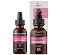 Aceite de rosa de rosa de rosa 100% 100% Natural Vegano Facial Vegano Antigio de envejecimiento El tratamiento con cicatriz de acn con vitamina E Jo