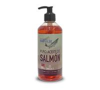 Aceite de Salmón Noruego para Perros y Gatos con Omega 3. Previene Trastornos de Crecimiento, Reacciones Alérgicas o Metabólicas. Estimula Apetito y el Crecimiento de un Pelo Suave y Brillante 500ml
