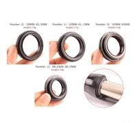 Aceite de sellado antipolvo para horquilla de bicicleta compatible con Fox/para Xfusion tamaños disponibles 32 mm, 34 mm, 28 6 mm, hecho de plástico/resina (32 mm - 42 mm)