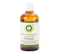 Aceite de semilla de algodón | Gossypium spp | Para piel | Para cocinar | 100% natural puro | Prensado en frío | Cotton Seed Oil | 30ml | 1.01oz By R V Essential