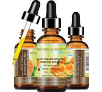 Aceite de semilla de calabaza org nico australiano Botanical Beauty. Aceite portador 100 % puro, virgen, natural y sin refinar, prensado en fr o.