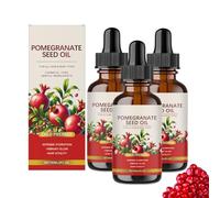 Aceite de semilla de granada, 100% prensado en frío, aceite de granada orgánico, prensado en frío y 100% puro, mejora la elasticidad de la piel, promueve un cabello sano, 60 ml (3)
