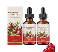 Aceite de semilla de granada, 100% prensado en frío, aceite de semilla de granada orgánico, prensado en frío y 100% puro, mejora la elasticidad de la piel, promueve un cabello sano, 60 ml (2)