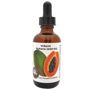 Aceite de semilla de papaya pura - Prensado en frío, sin refinar, para cara, piel y cabello, antienvejecimiento, hidratante, aceite natural rico en enzimas, 2 fl oz (60 ml)