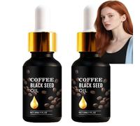 Aceite de semilla negra de café para la piel del rostro, aceite suave y ligero, suero nutritivo e hidratante para la piel del rostro y el cuerpo, aceites de masaje de celulitis, no graso y ligero, 30