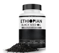 Aceite de semilla negra de Etiopía,[Nuevo]Orgánico prensado en frío sin OGM, sin gluten,60,1Pcs