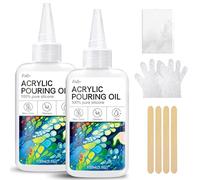 Aceite de silicona para pintura acrílica prima - 200 ml de aceite de silicona puro compatible con pintura acrílica o acuarela - colores acrílico para pintar, activador de la creación de células