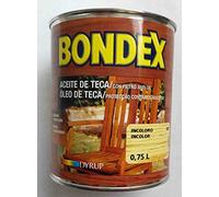 Aceite de Teca Bondex Incoloro 0.75 L.