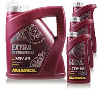 Aceite de transmisión original Mannol Extra 75W-90 API GL 4/GL 5 LS, 7 litros