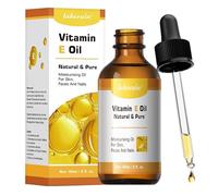 Aceite de Vitamina E 75000 UI, 60 ml Vitamina E Liquida Pura, Puro y Natural para Piel, Cabello, Cicatrices, Estrías y Cuero Cabelludo, Hidratante Facial y Corporal, Hidratación y Reafirmación