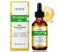 Aceite de Vitamina E Liquida para Cuidado Facial, Alta Resistencia Pura Vitamina E 60 ml, Aceite Corporal para Mujeres y Hombresl - Cara - Cabello - Belleza