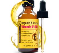 Aceite de vitamina E ultra puro de Seven Minerals - 300 000 UI de D-alfa tocoferol de espectro completo por botella de 113 ml - Aceite de vitamin
