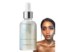 Aceite del cuerpo cercano | Aceite de maquillaje brillante y nutritivo | Ingredientes aligerados, acabado brillante, ideal para sublimar el escote, las piernas, los hombros y agregar un toque