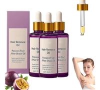 Aceite Depilatorio, Aceite de Maracuyá para el Cuidado Post Afeitado, Reduce la Irritación, Hidrata y Calma. Sérum para el Cuidado de la Piel, para Diversos Tipos de Piel.